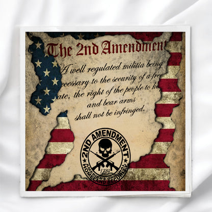 2nd Amendment Fabric Panel Quilt Block