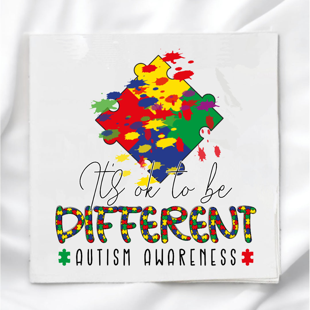 Autism Awareness Fabric Panel Quilt Block