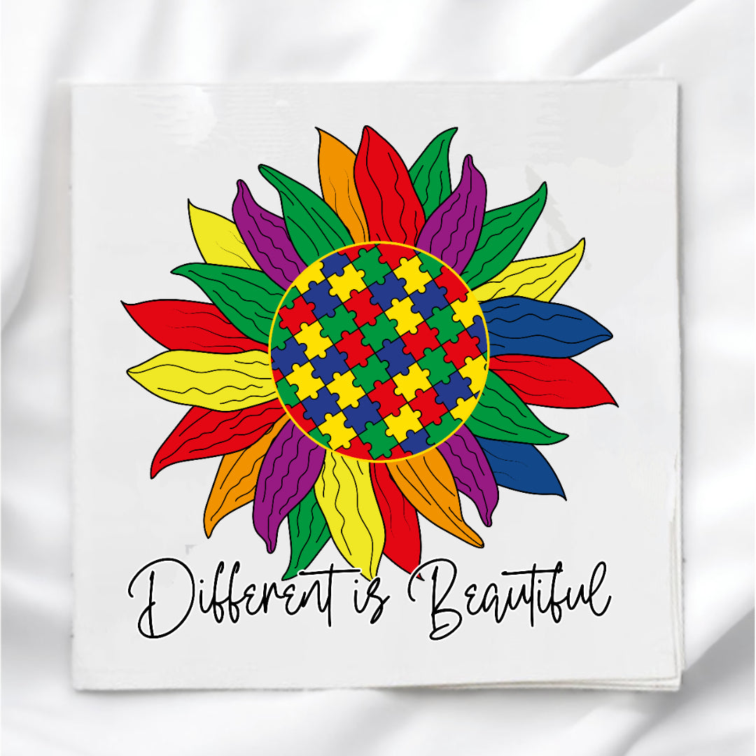 Autism Awareness Fabric Panel Quilt Block