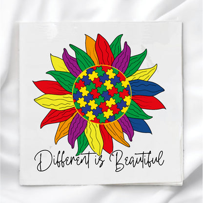 Autism Awareness Fabric Panel Quilt Block