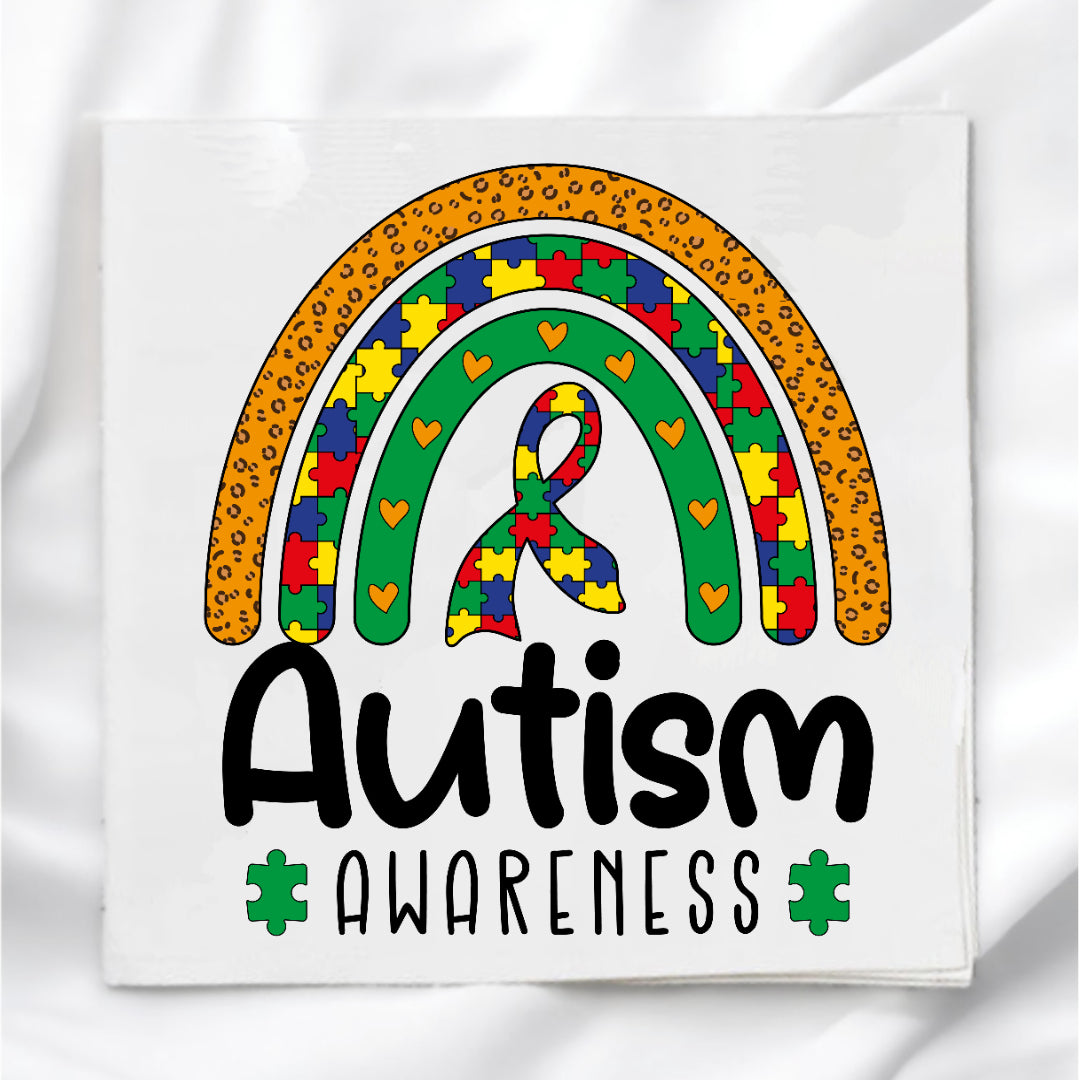 Autism Awareness Fabric Panel Quilt Block