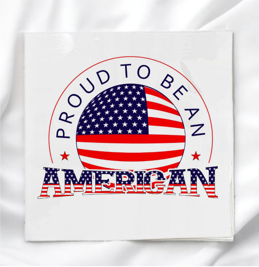 Proud American Fabric Panel Quilt Block