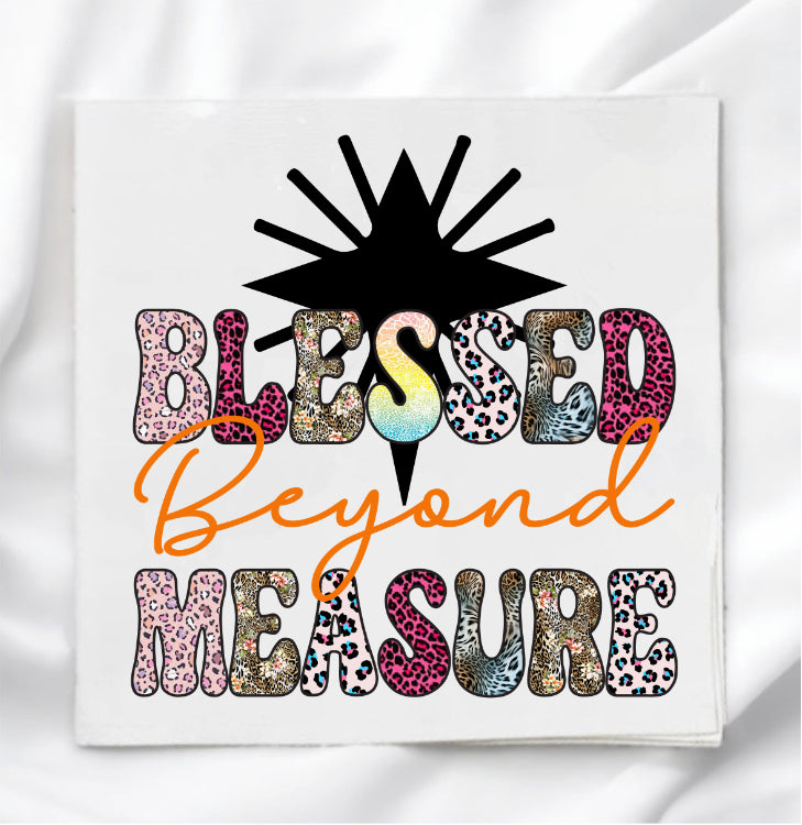 Blessed Fabric Panel Quilt Block