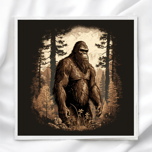Bigfoot Fabric Panel Quilt Block