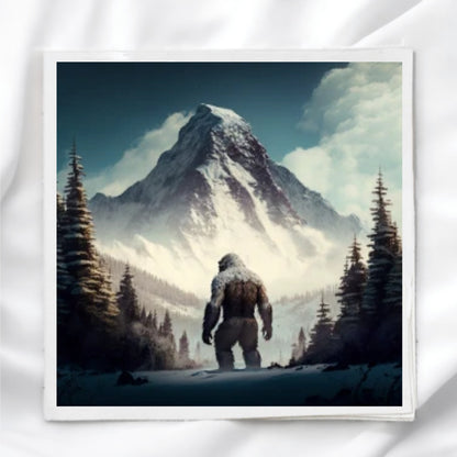 Bigfoot Fabric Panel Quilt Block