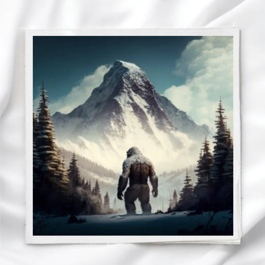 Bigfoot Fabric Panel Quilt Block