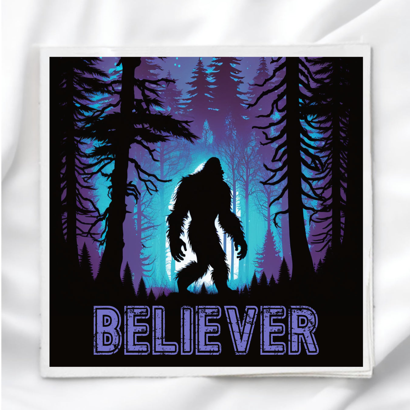 Bigfoot Fabric Panel Quilt Block