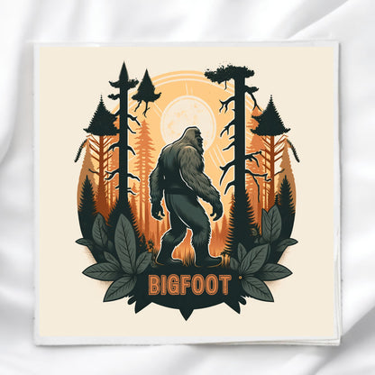 Bigfoot Fabric Panel Quilt Block