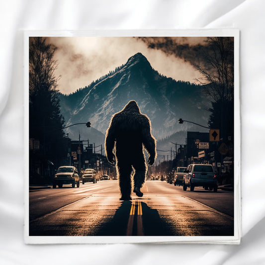 Bigfoot Fabric Panel Quilt Block
