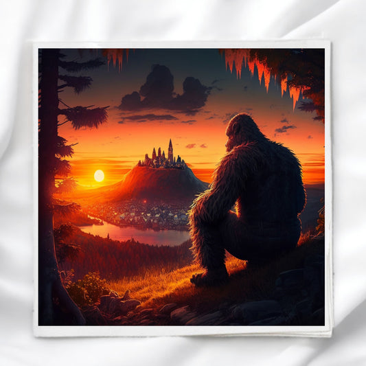 Bigfoot Fabric Panel Quilt Block