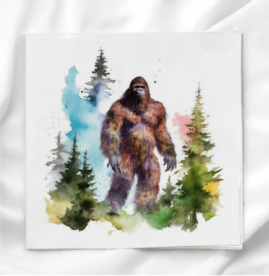 Bigfoot Fabric Panel Quilt Block