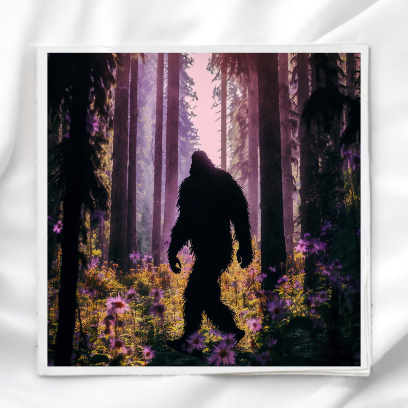 Bigfoot Fabric Panel Quilt Block