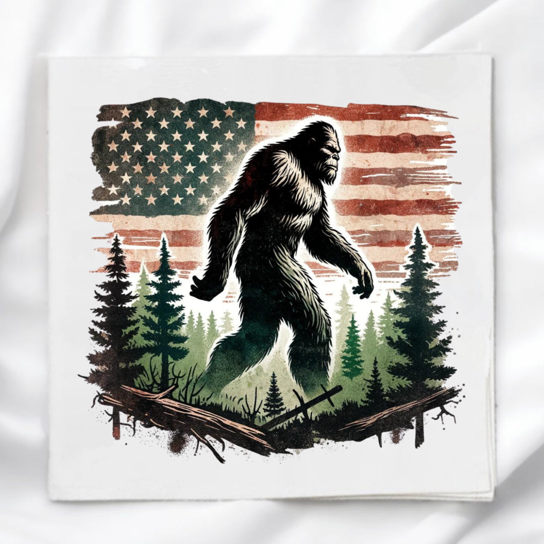 Bigfoot Fabric Panel Quilt Block