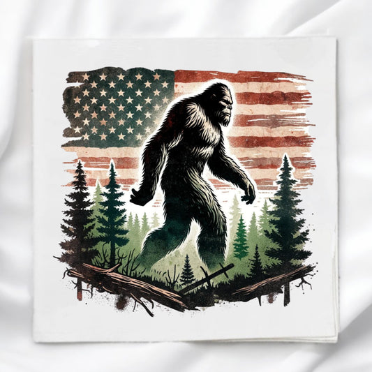 Bigfoot Fabric Panel Quilt Block