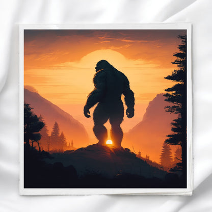 Bigfoot Fabric Panel Quilt Block