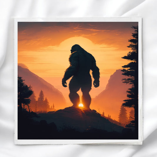 Bigfoot Fabric Panel Quilt Block