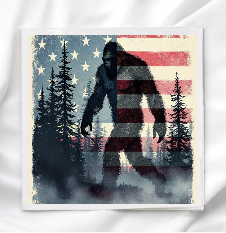 Bigfoot Fabric Panel Quilt Block