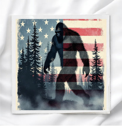 Bigfoot Fabric Panel Quilt Block