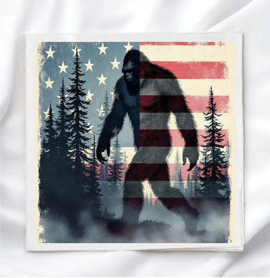 Bigfoot Fabric Panel Quilt Block