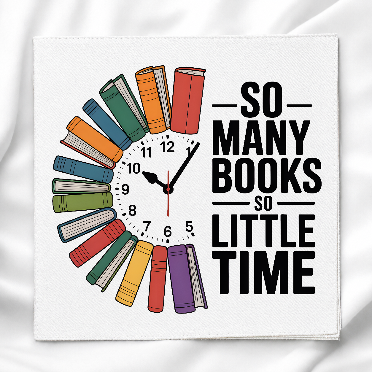 Book Theme Fabric Panel for Quilting, Sewing & Crafts, DIY Sewing Project