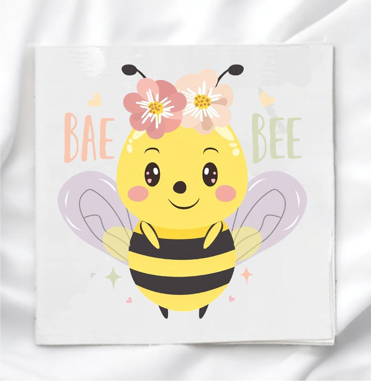 Baby Bee Fabric Panel Quilt Block