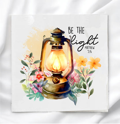 Be The Light Fabric Panel Quilt Block