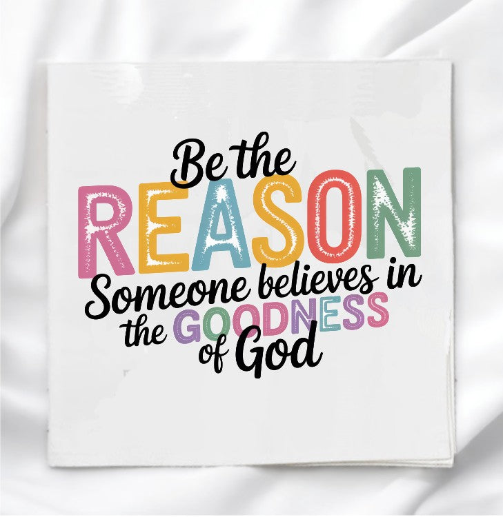 Be The Reason Fabric Panel Quilt Block