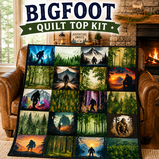 Bigfoot DIY Quilt Top Kit for Beginners | Sew A Quilt