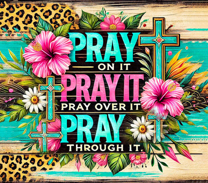 Pray Fabric Panel Quilt Block