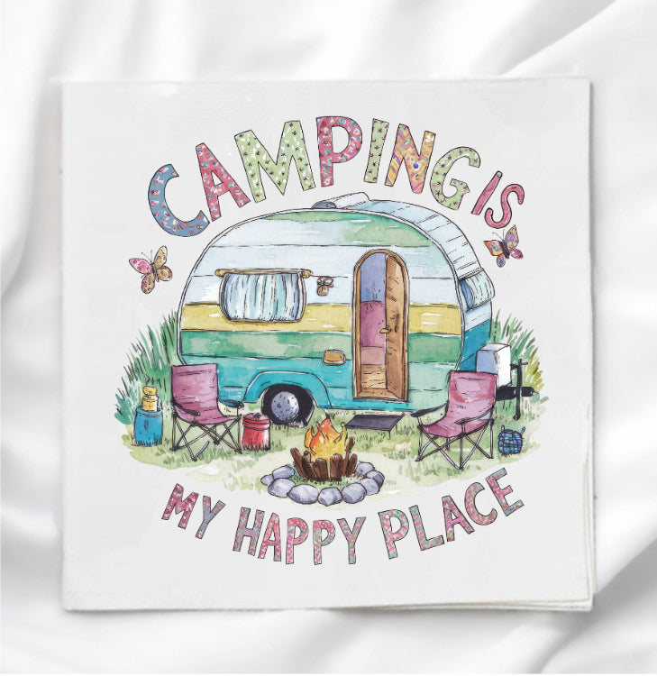 Camp Life Fabric Panel Quilt Block