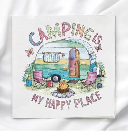 Camp Life Fabric Panel Quilt Block