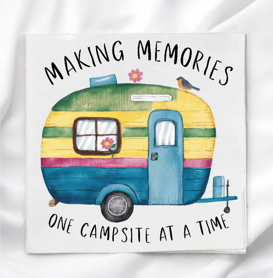 Camp Life Memories Fabric Panel Quilt Block