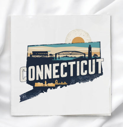 Connecticut Fabric Panel Quilt Block