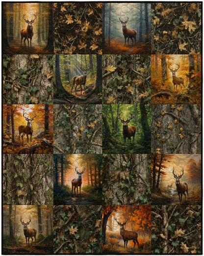 Deer DIY Quilt Top Kit for Beginners | Sew A Quilt