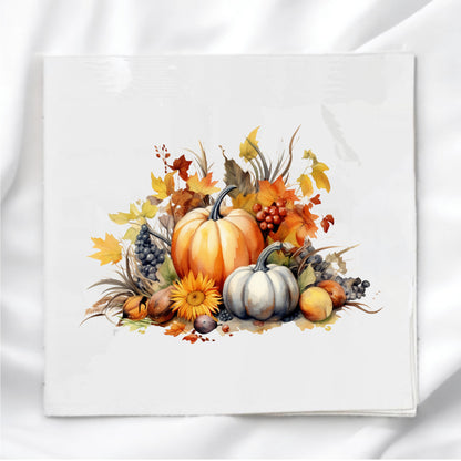 Fall Centerpiece Fabric Panel Quilt Block