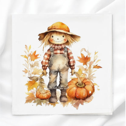 Scarecrow Fabric Panel Quilt Block