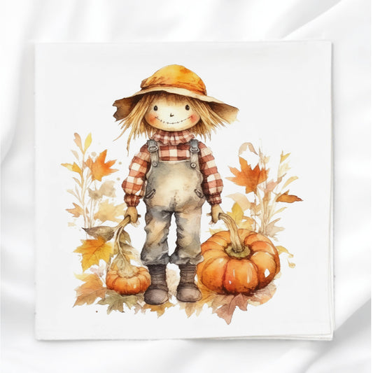 Scarecrow Fabric Panel Quilt Block