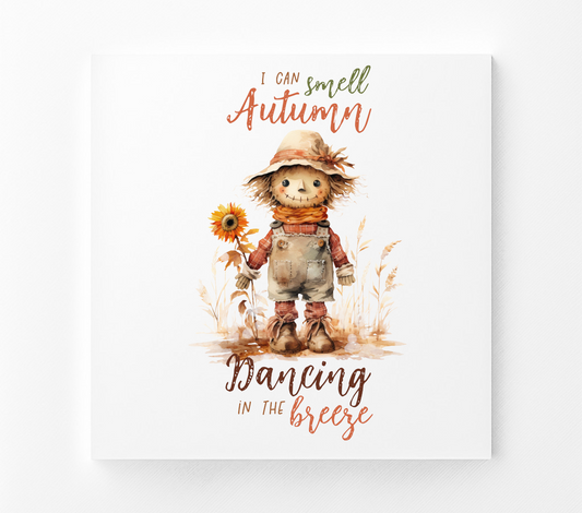 Scarecrow Fabric Panel Quilt Block