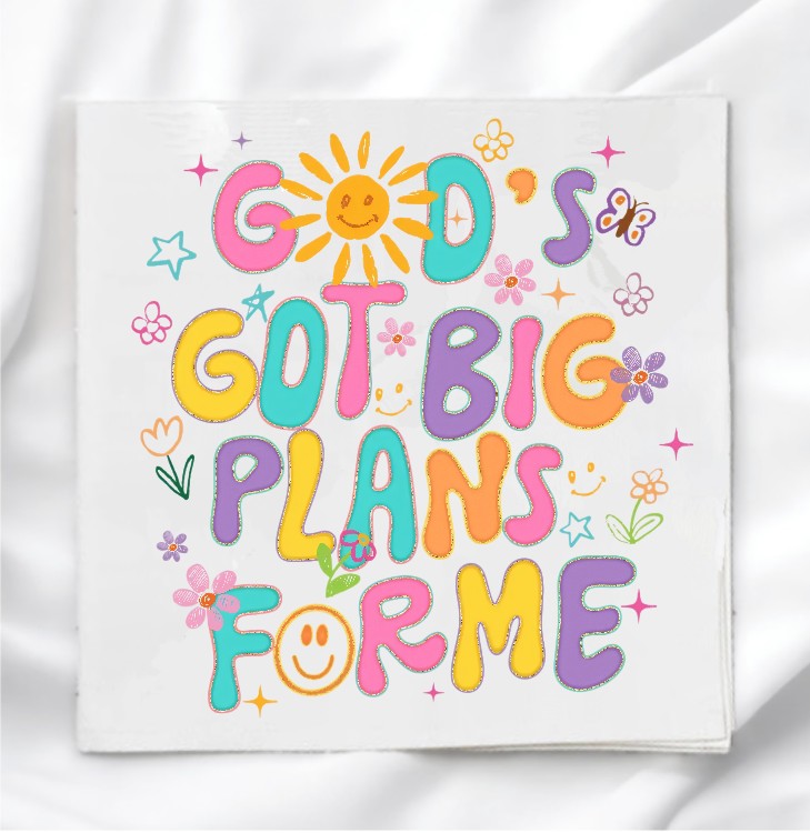 God's Plan Fabric Panel Quilt Block