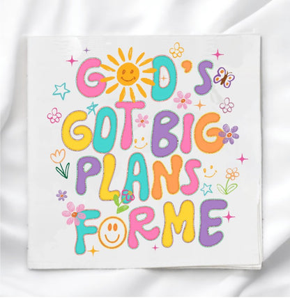 God's Plan Fabric Panel Quilt Block