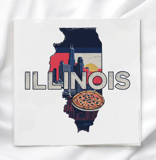 Illinois Fabric Panel Quilt Block