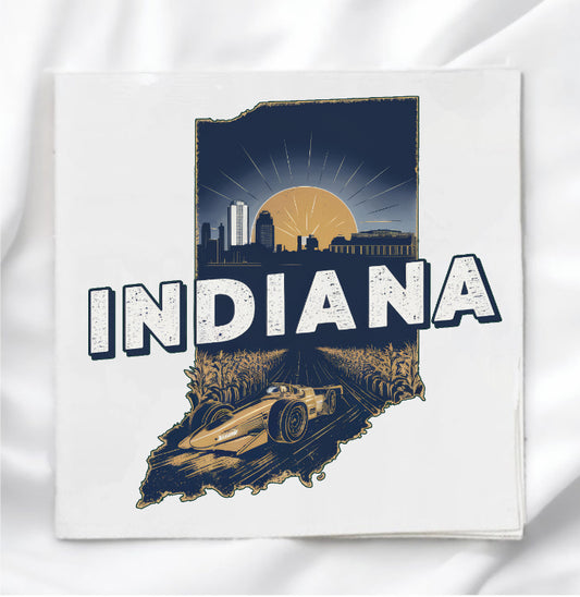 Indiana Fabric Panel Quilt Block