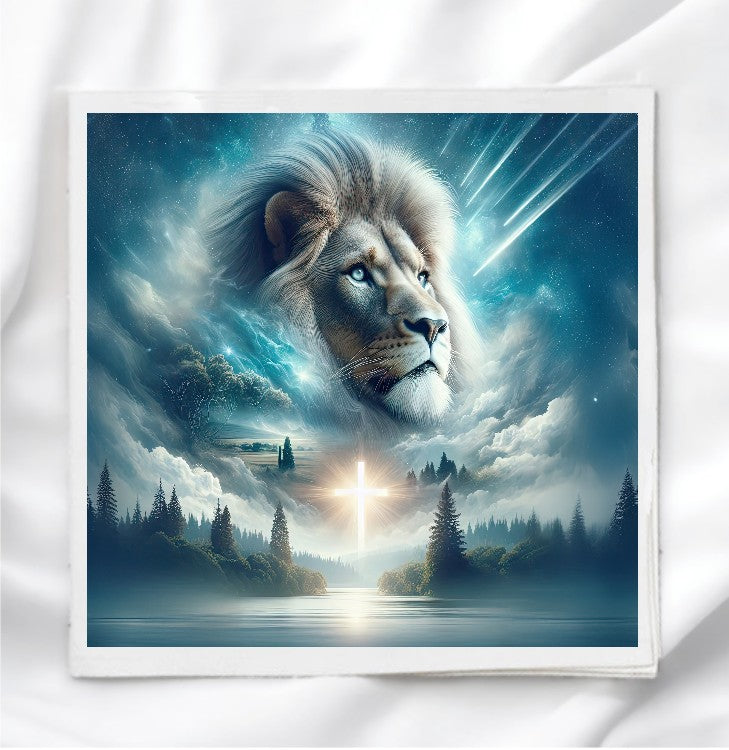 Lion of Judah Fabric Panel Quilt Block