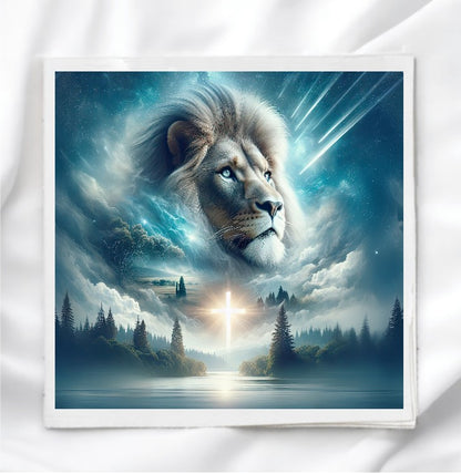 Lion of Judah Fabric Panel Quilt Block