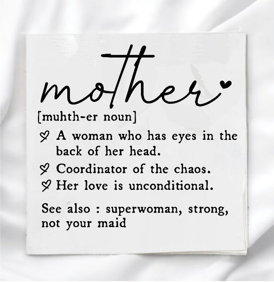 Mother Fabric Panel Quilt Block