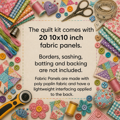 Monster Truck Quilt Top Kit | DIY Quilt Top Kit for Beginners | Sew A Quilt