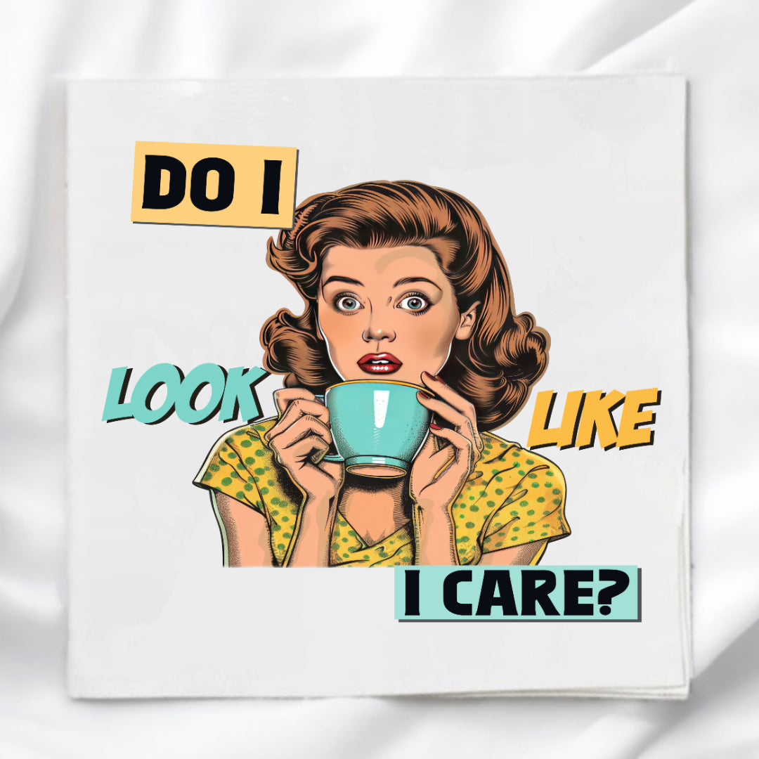 Coffee Humor Fabric Panel Quilt Block