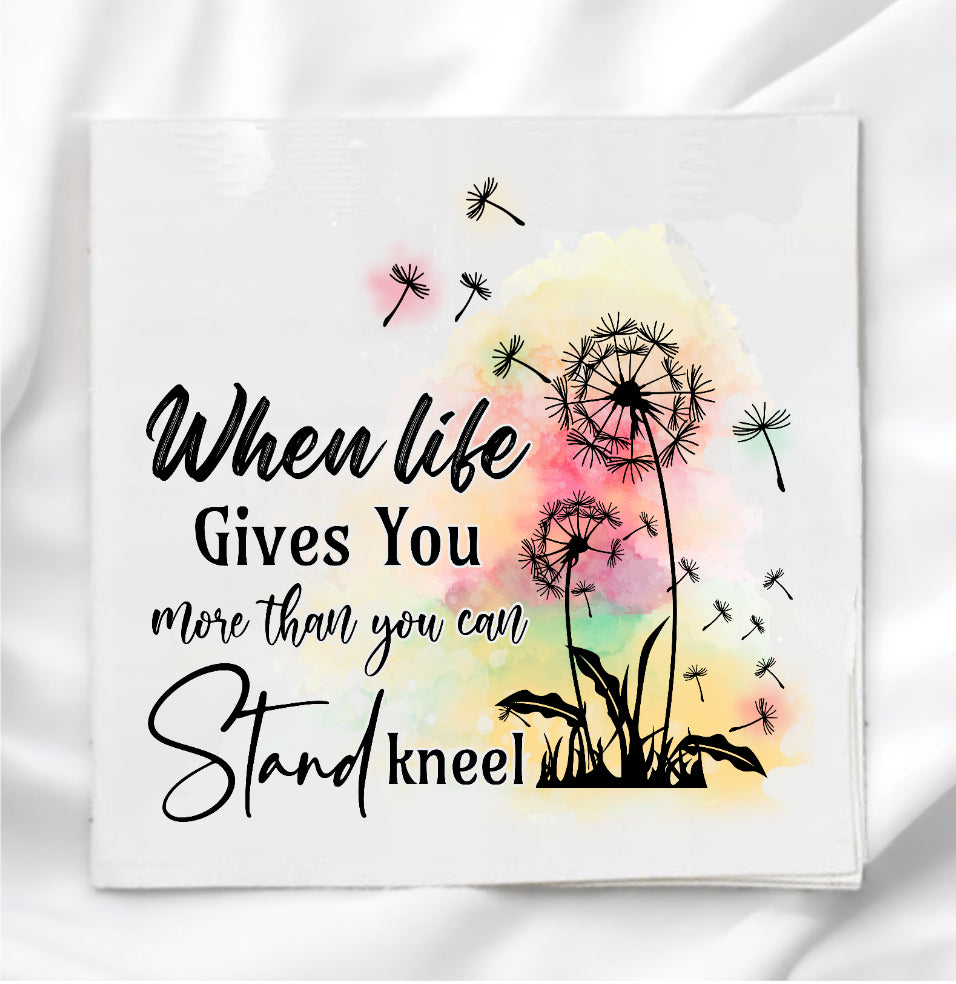 Faith Fabric Panel Quilt Block