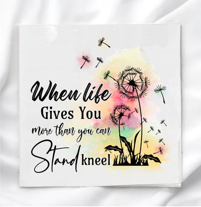 Faith Fabric Panel Quilt Block
