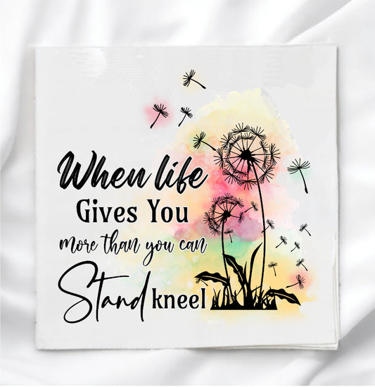 Faith Fabric Panel Quilt Block